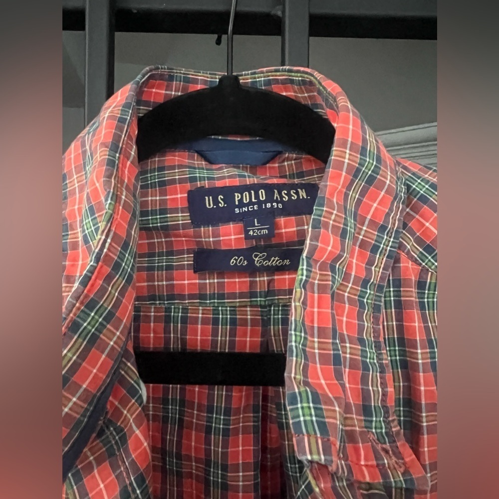US Polo Assn Plaid Button Down - Picture 5 of 6